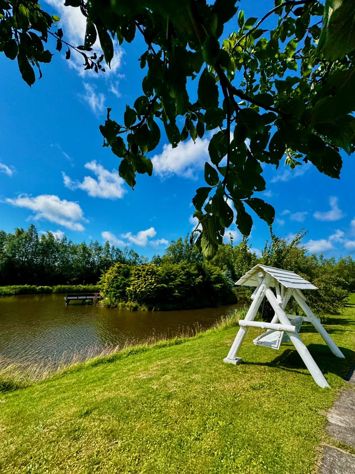 Staw w ogrodzie